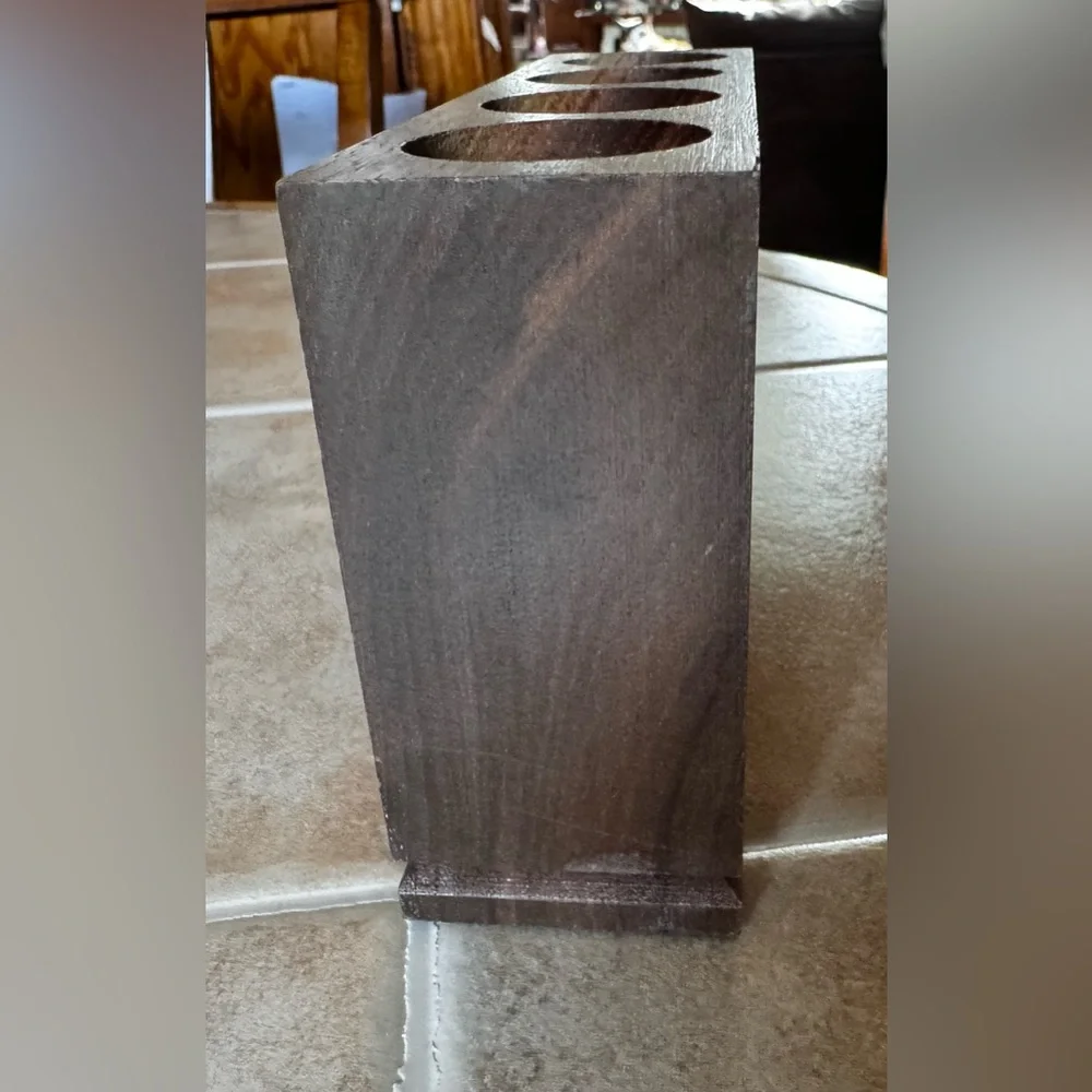 Lasercraft Vintage Walnut Pen Holder✨